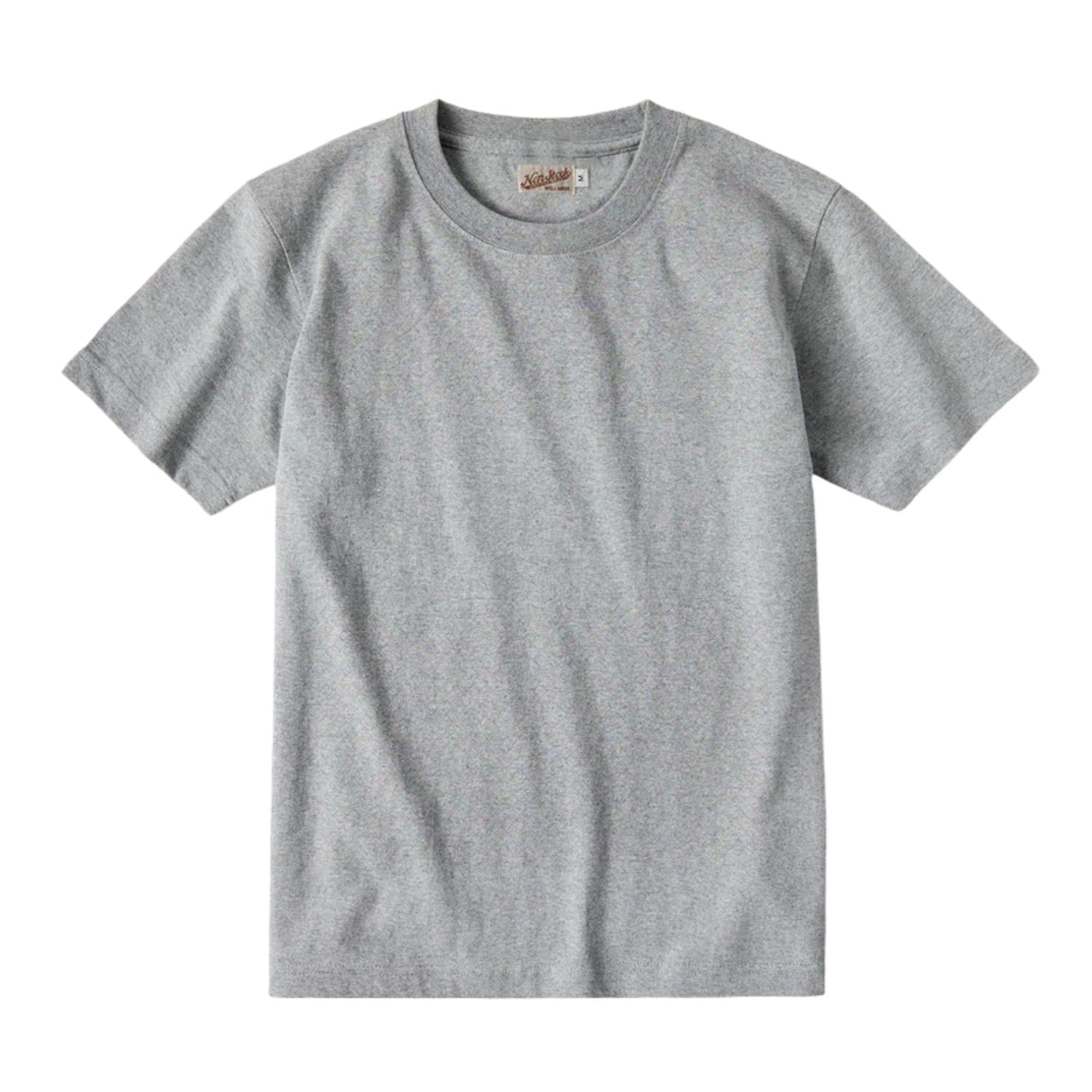 gray grey 300 gsm tubular cotton tshirt