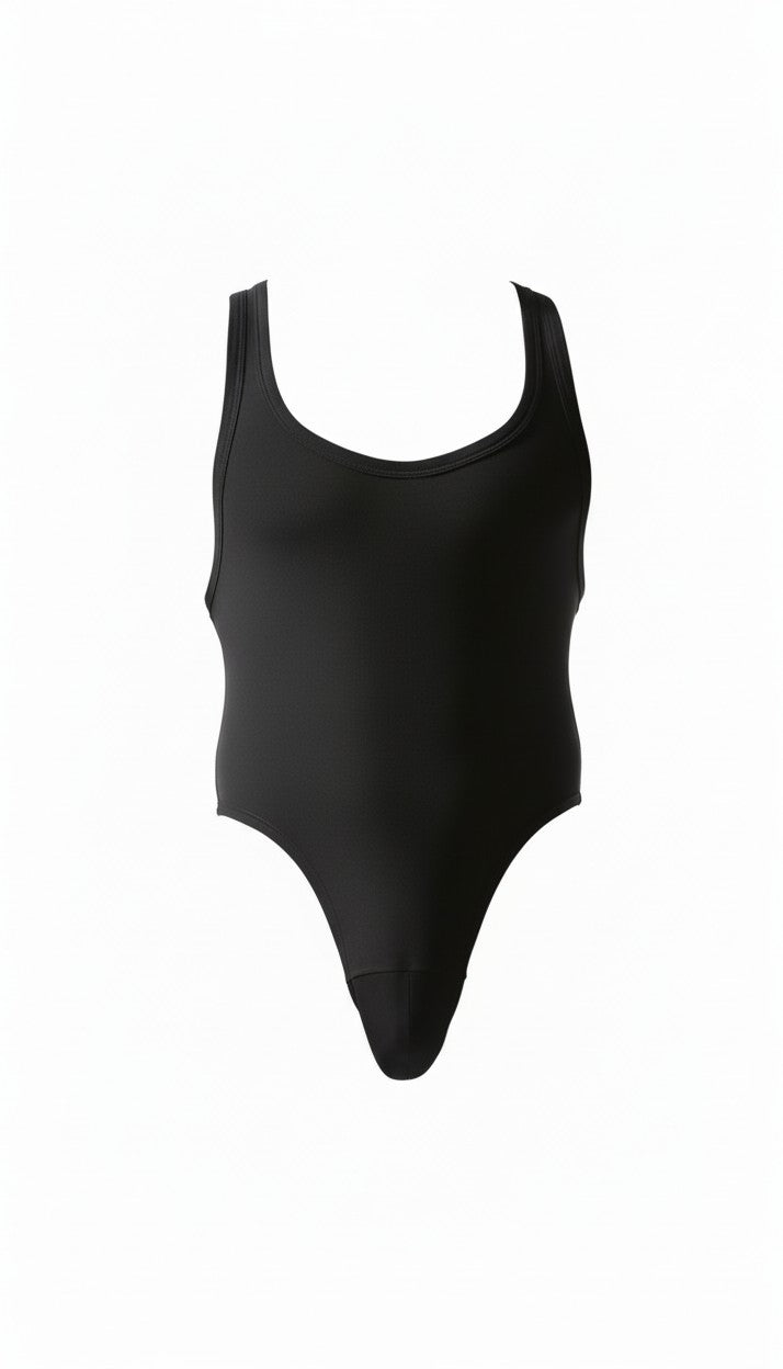 Men’s High‑Elastic Body Shaping Bodysuit Tight Fit