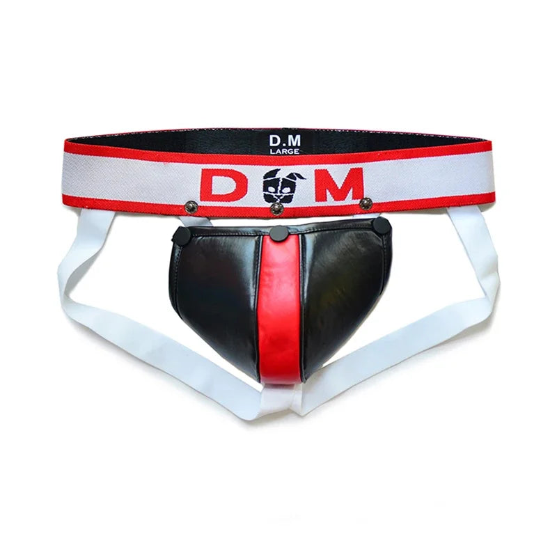 Men’s Low‑Rise Patchwork Support Strap with Detachable Front Panel