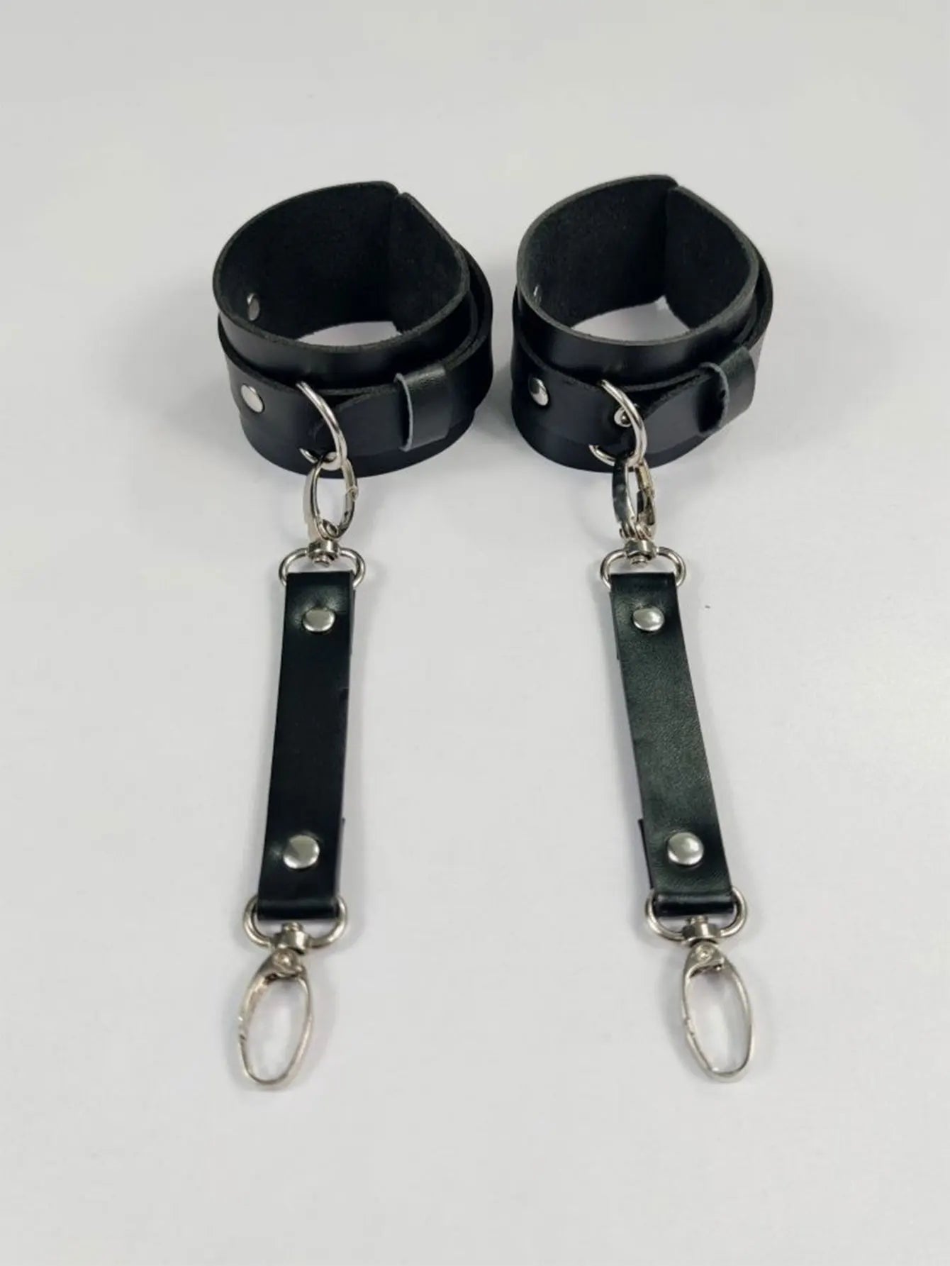 PU Leather Strap Accessory Set Adjustable Streetwear Fashion Harness Style