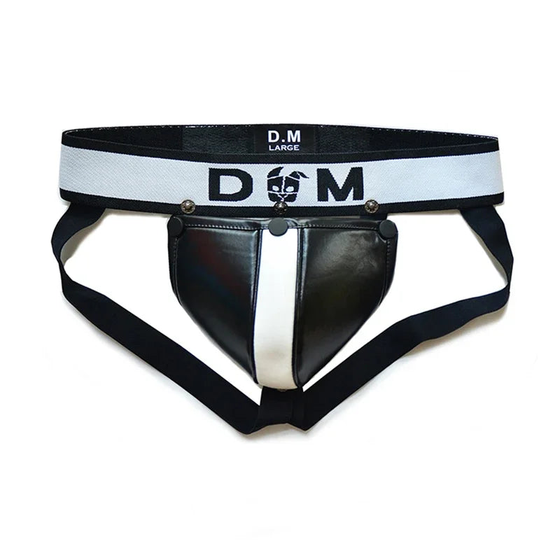 Men’s Low‑Rise Patchwork Support Strap with Detachable Front Panel