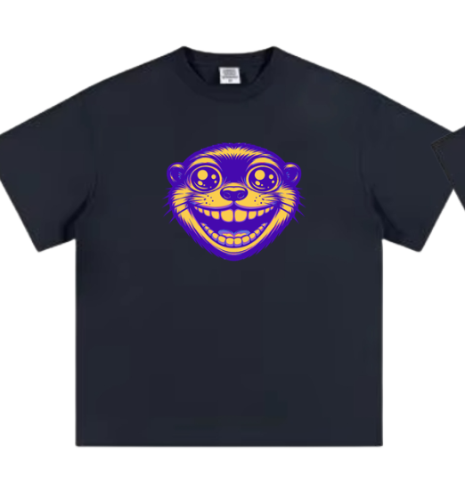 Otter Graphic Tee 305gsm Loose‑Fit 100% Cotton