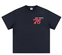 Custom GAY Since '7x Graphic Tee 305gsm Loose‑Fit 100% Cotton