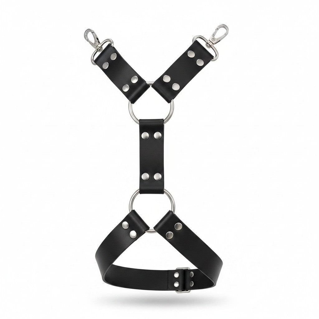 Adjustable PU Leather Leg Harness Strap Suspenders Accessory