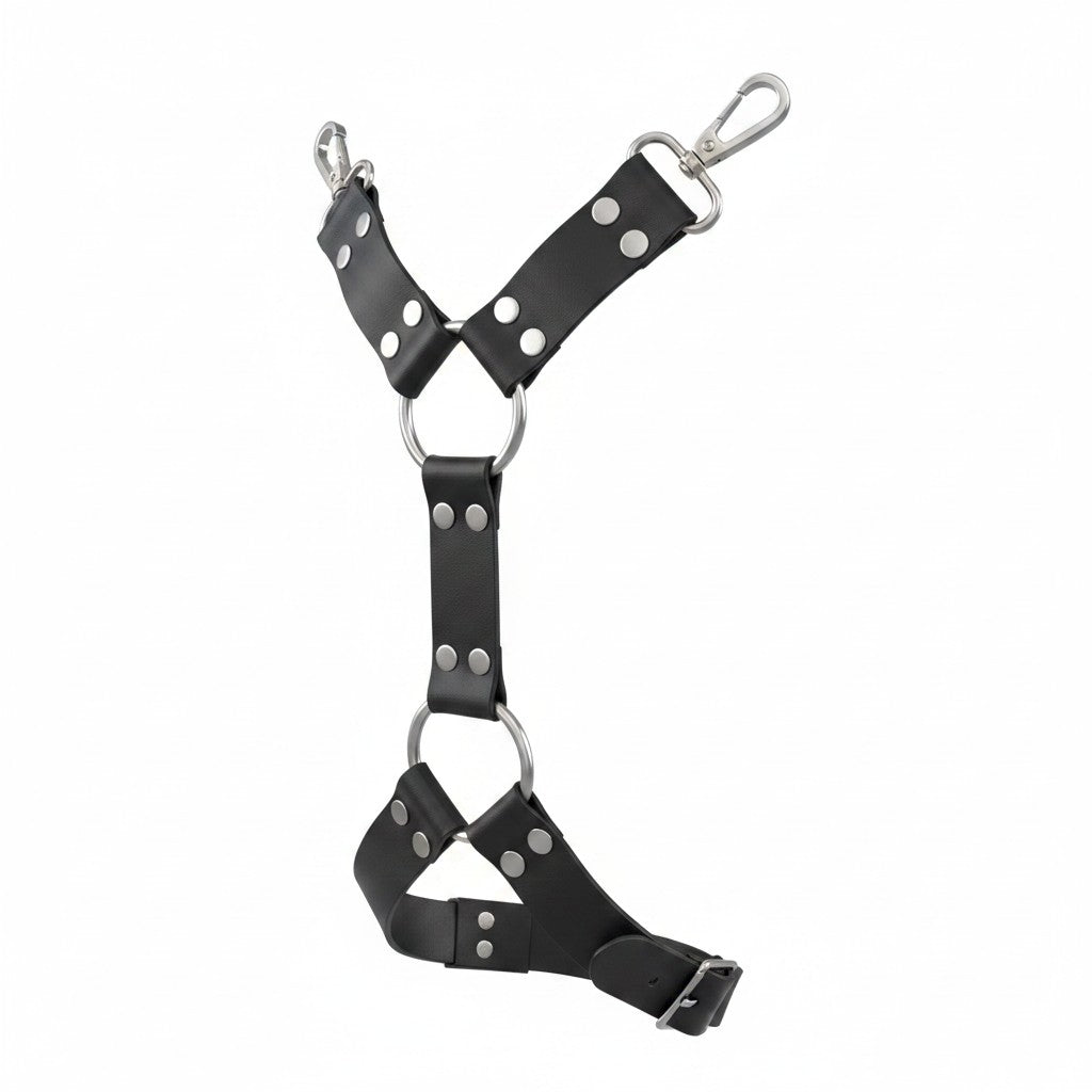 Adjustable PU Leather Leg Harness Strap Suspenders Accessory