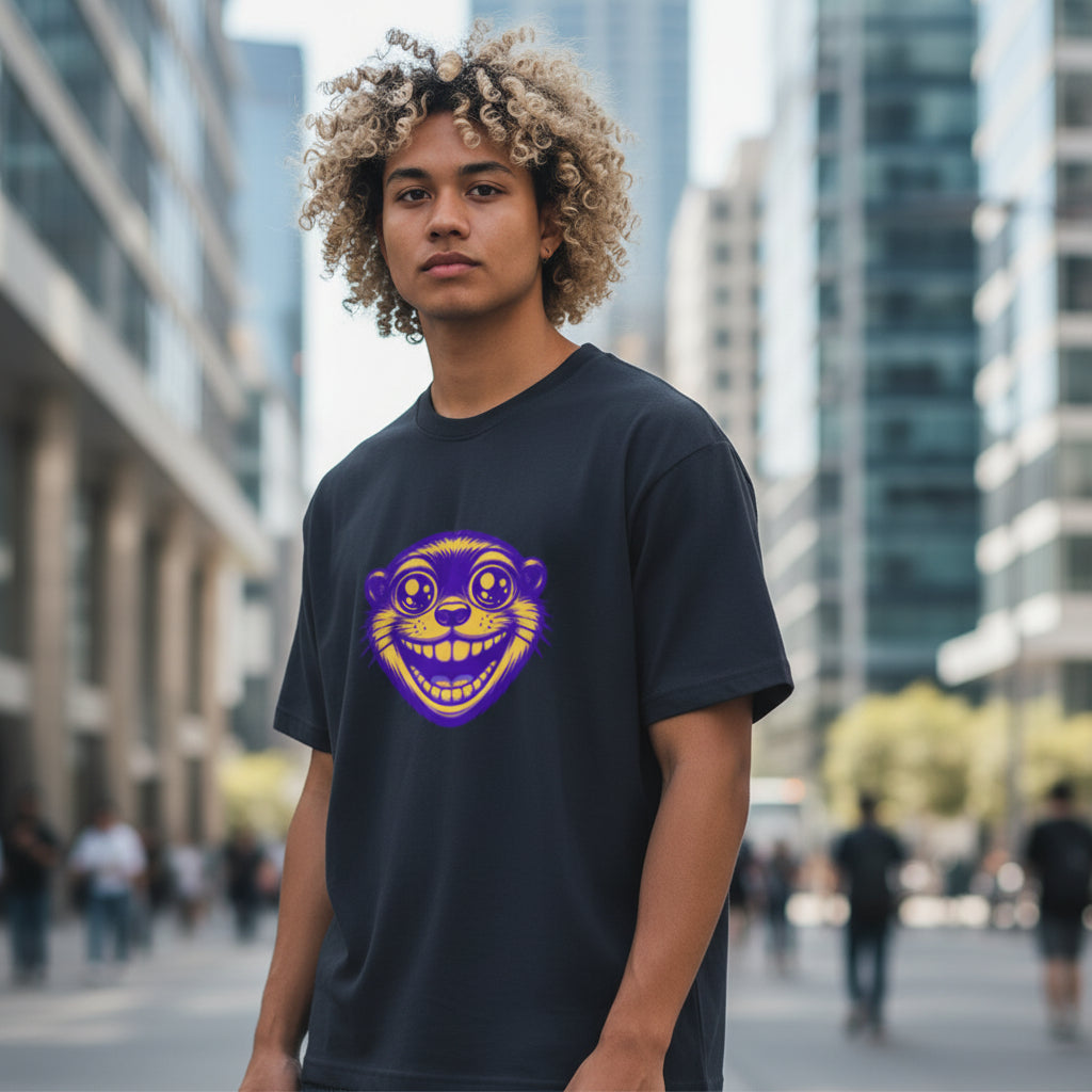 Otter Graphic Tee 305gsm Loose‑Fit 100% Cotton